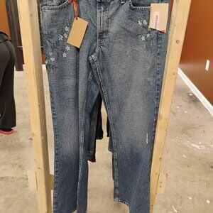 Mossimo Floral Print Denim Jeans – Size 15